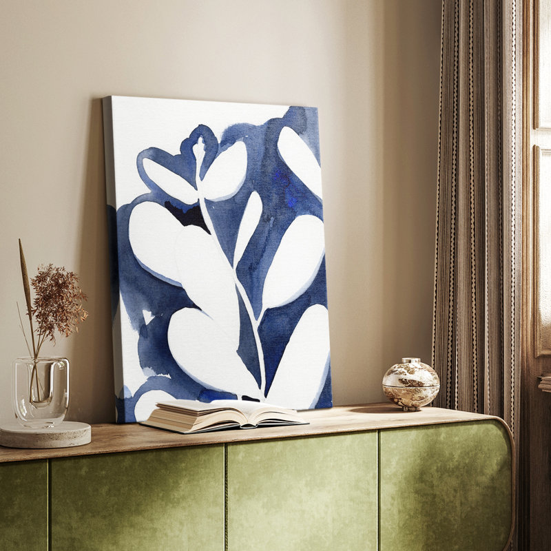 Blue Eucalyptus II -Custom Wrapped Gallery Cavas