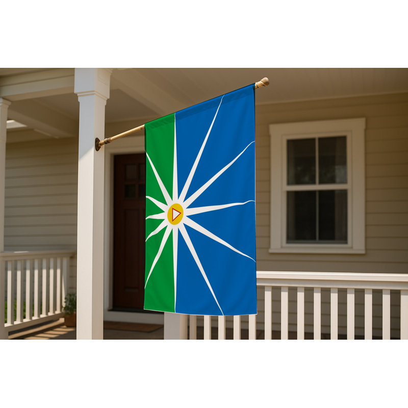 Drapeau de la ville d'Uberlândia - drapeau extérieur