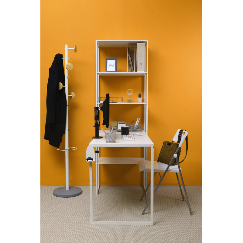 Adelle Metal Freestanding Coat Rack, White