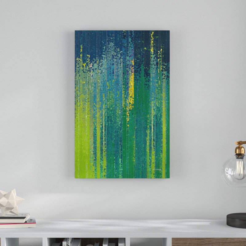 «Wait for God Lamentations 3,25», impression sur toile, H 43,5 po x l 27,5 po x P 2 po, Cadre flottant argent