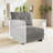 Grey Corduroy Fabric Storage Chair