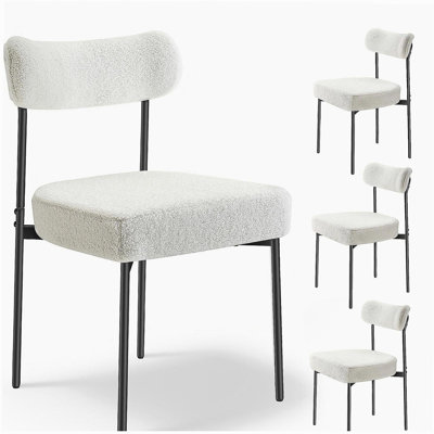 Ensemble de 4 chaises de salle à manger Boucle