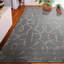 Geometric Area Rug in Gray/Sterling-558833674