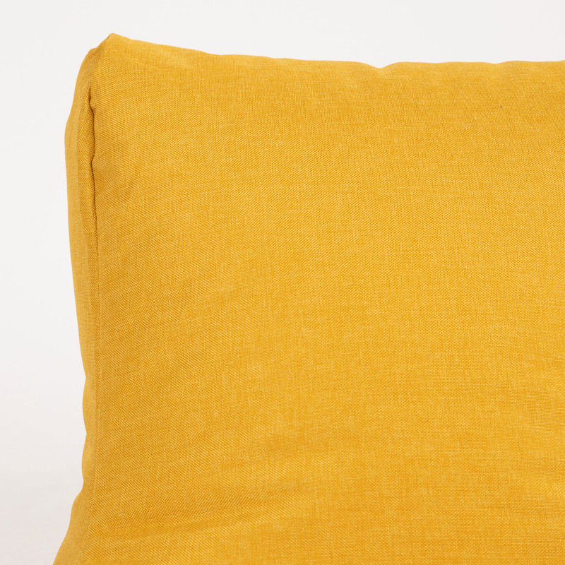Icon Kids Polyester Outdoor Friendly Refillable Classic Bean Bag, Ochre Yellow, 47cm H x 48cm W x 58cm D
