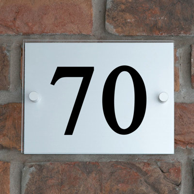 6in. Champy Surface/Flush Mount House Number