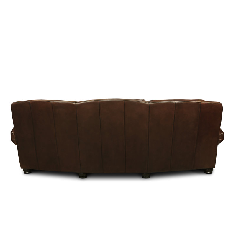 Balmoral Leather Sofa, No, Mustang (Maestro Artisano), Espresso