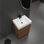Meuble-lavabo pour salle de bain avec lavabo simple, meuble-lavabo sous-comptoir moderne avec tiroir double, meuble-lavabo autoportant, bois d'ingénierie-676380048