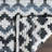 Haqeem Hand Woven Cotton Chevron Rug-921200018