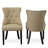 Elegant Tan 35" Dining Chair with Wingback Comfort-1578553504-1526530253