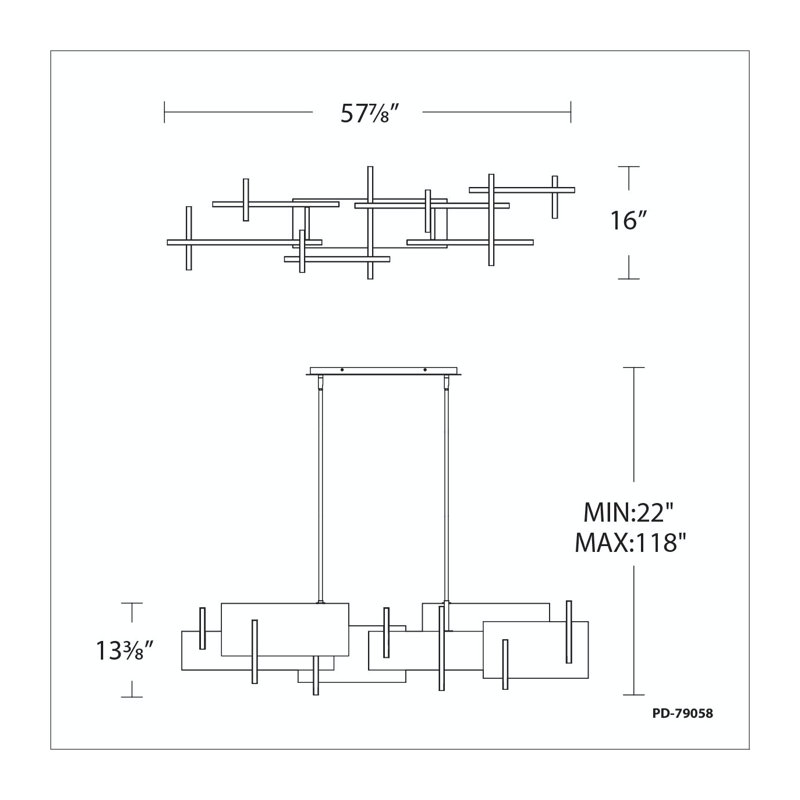 Amari 1 - Light LED Pendant, Black
