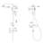 Upgraded Retrofit Shower System – 3-Function Handheld & Rainfall Shower, Adjustable Slide Bar, Easy DIY Installation, NSF Certified, No Need To Replace Valve-111154017