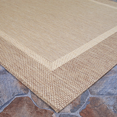 Tapis brun clair intérieur / extérieur Fierce Banda