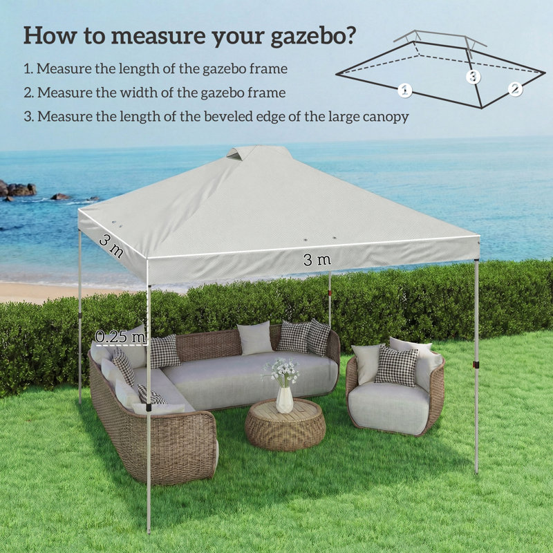 Replacement Canopy Top, White