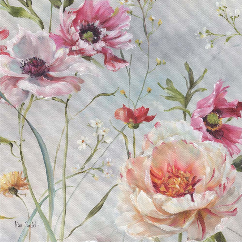 «Antique Garden III» par Lisa Audit, art mural sur toile