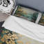 Ensemble de housse de couette Golden Emerald Forest - Abstract Spirals-107148198