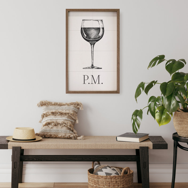 Set P.M. Wine, 8" H x 5" W