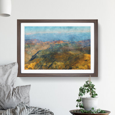 The Andes Mountains in Argentina Chile - Picture Frame Graphic Art