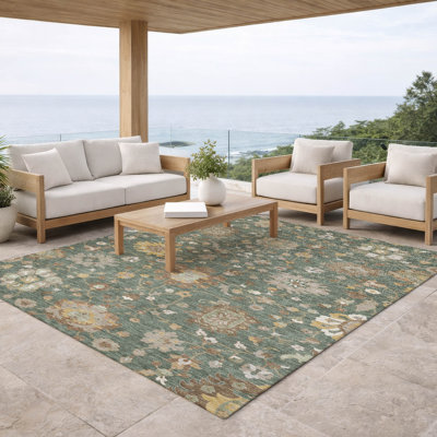 Machine Washable Indoor/Outdoor Chantille ACN2930 Global Rug