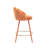 Damisi Upholstered Counter Stool with Metal Frame-908866360
