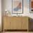 57.5"W Sideboard with Racks, Adjustable Shelves and Side Hooks-871351056