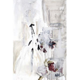 Laced Linen Print by Mia Malcolm Studio