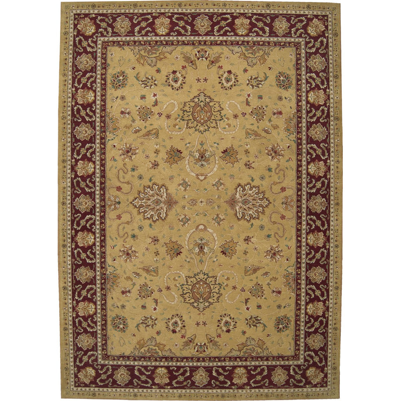 O'Kean Wool Oriental Indoor Rug, Rectangle 12' x 15'
