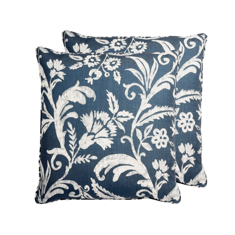 Dublin Square Pillow Cover, Navy