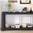 Distinctive Features of a Minimalist Console Table with Bottom Shelf and Four Legs, Suitable for Entryway, Hallway, Living Room, Foyer, Corridor-2051544399