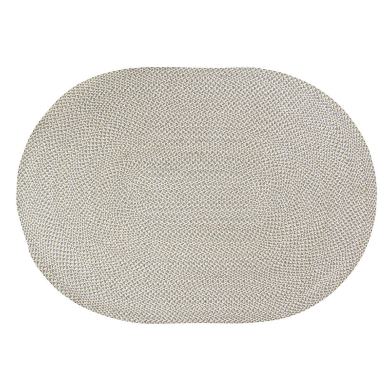 Tasley Checkered Indoor Rug, Oval 2' x 3'