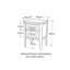 Tharptown 45cm W Bedside Table-235681910
