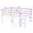 Twin Wood Loft Bed With Ladder-529905422