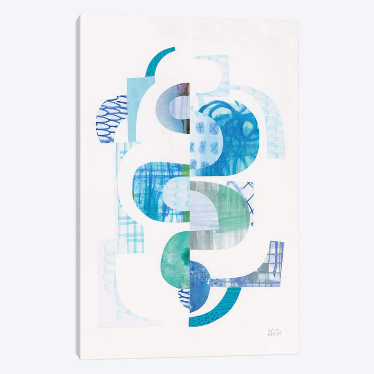 « fragments vi », reproduction d’impression sur toile, H 12 po x l 8 po x P 0,75 po, Toile tendue, Pas de tapis