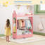 Kids Wardrobe Closet With Mirror And Storage Space, Open Hanging Armoire Closet-1608725981