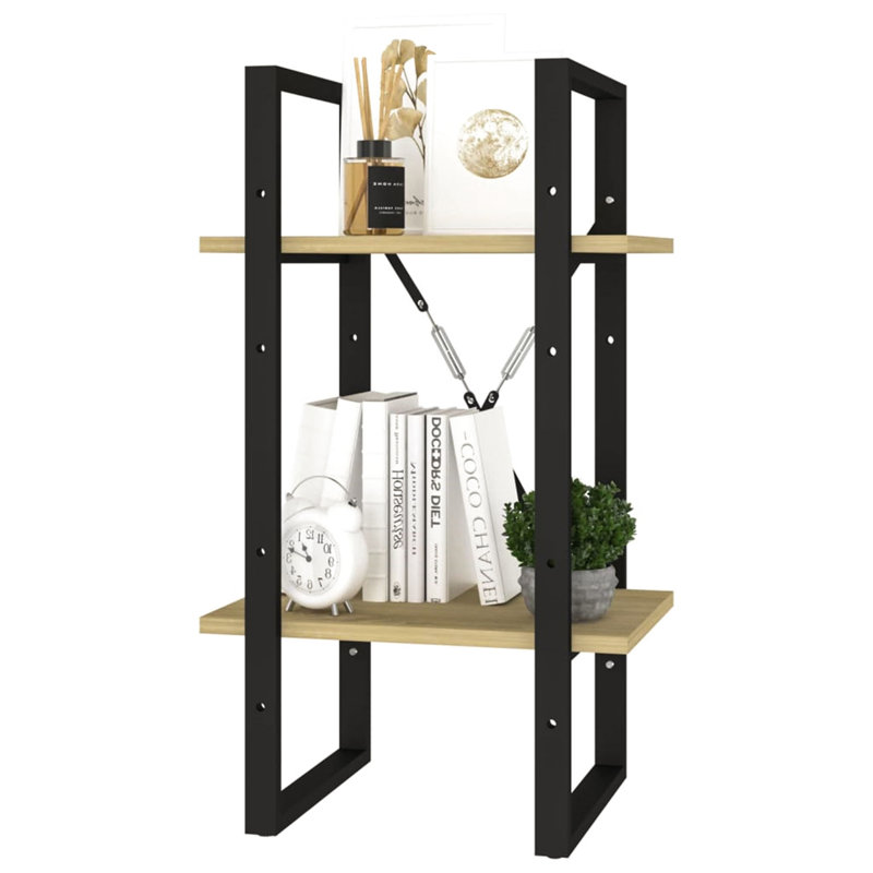 Anah Bookcase, 70cm H x 100cm W x 30cm D, Light Brown 1