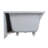 Kingston Brass Aqua Eden 48-Inch Acrylic Rectangular 3-Wall Alcove Tub, Drain Hole-49719165