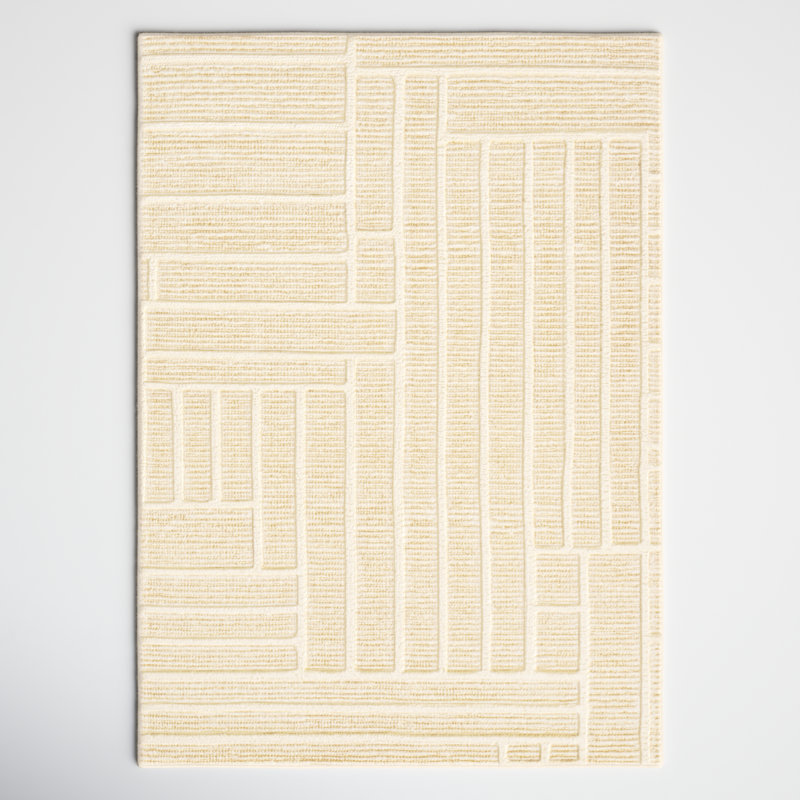 Ulmer Wool Geometric Indoor Rug, Rectangle 10' x 14'
