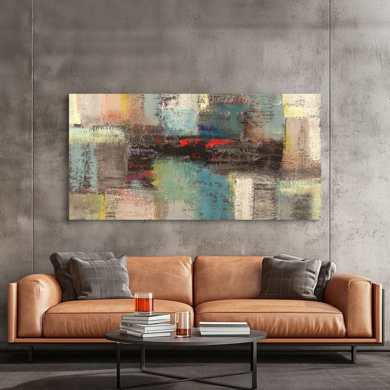 Velvets (details) by Lucas - Wrapped Canvas Print, 35 cm H x 70 cm W