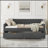 Daybed With Drawers Upholstered Tufted Sofa Bed, With Button On Back And Copper Nail On Waved Shape Arms(81.5''X4''x30.5'')