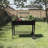 Pure Garden Raised Garden Bed with Shelf, Black