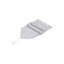 Polyester silver glitter beaded embroidered table flag
