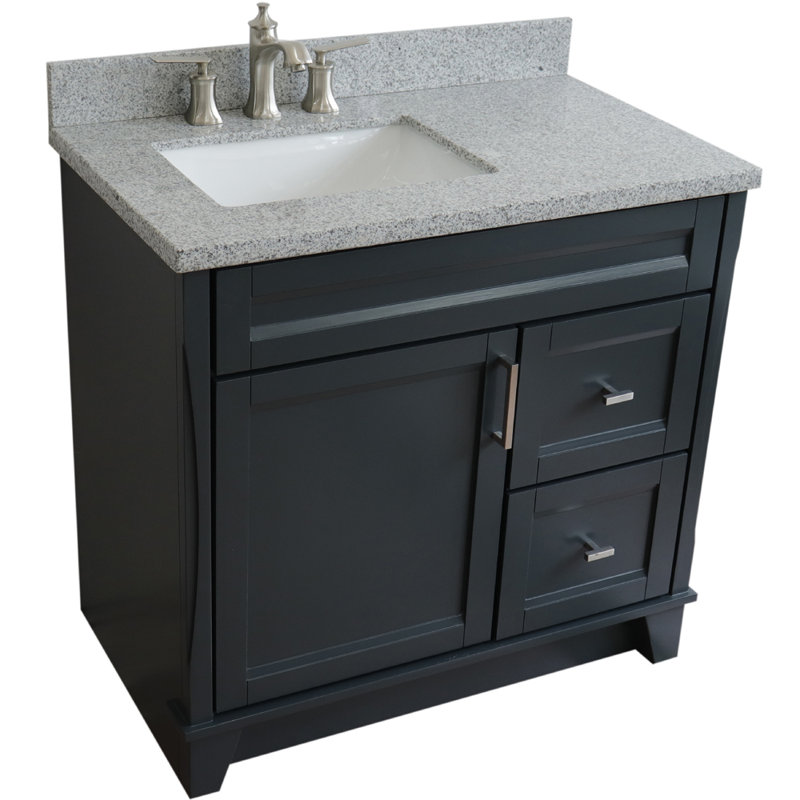 Ensemble de meuble-lavabo simple 37 po Eason, Gris