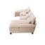 Canapé moderne en forme de U avec console, porte-gobelets et ports USB, mobilier d'intérieur symétrique rembourré à 6 places, ensemble de canapé-lit avec méridienne-1547936151