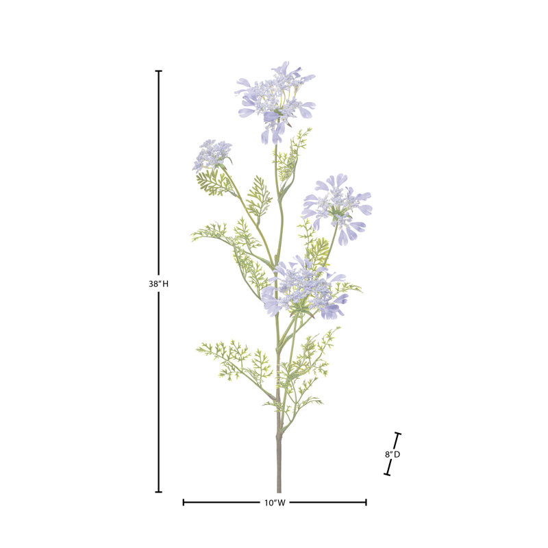 Tige champêtre 38 po , Bleu