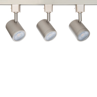 Charge 48" Track Track Kit with 3 LED Dimmable and Adjustable Heads, 3000K Color Temperature 