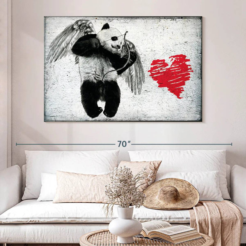 Hardie Cupidon Panda, H 34 po x l 51 po