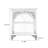 Beige Solid + Manufactured Wood Freestanding Fireplace