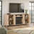Sasha 80” Modern Reeded TV Stand with duraflame® Smart Electric Fireplace with Alexa Voice & App Control-128929317