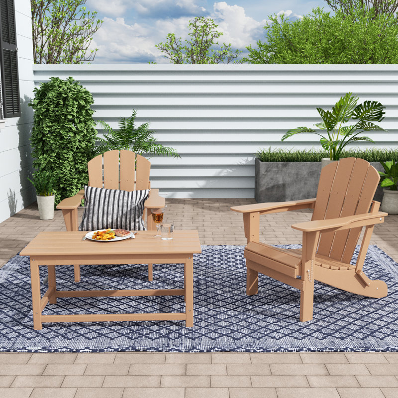 Laguna Foldable Outdoor Adirondack Chair, Teak