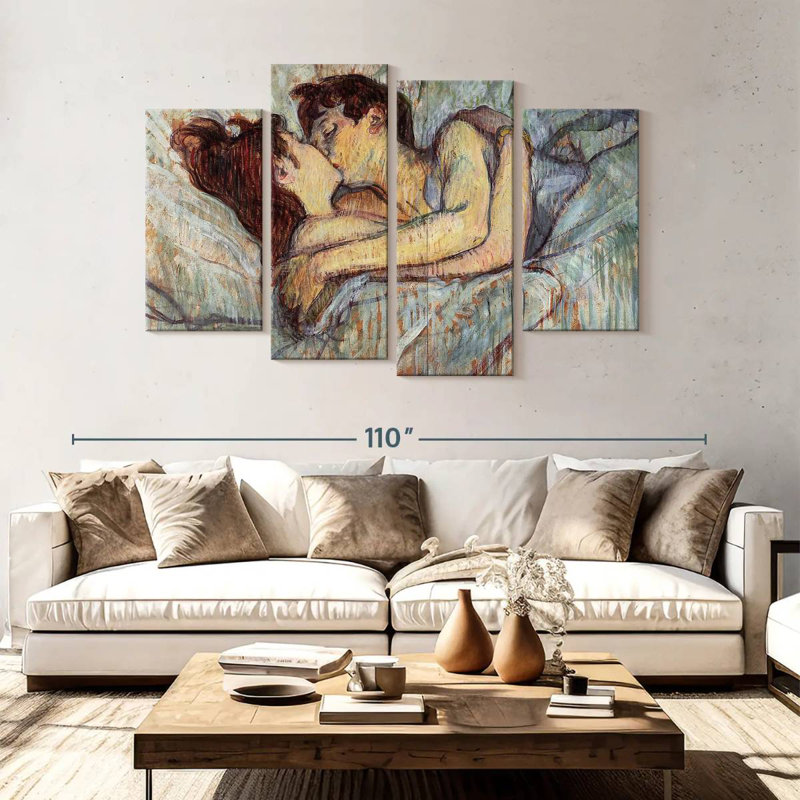 Baiser persistant, H 54 po x l 84 po