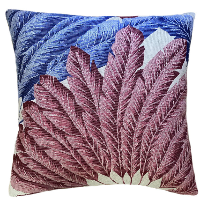 Palmetta Square Indoor/Outdoor Pillow Cover & Insert